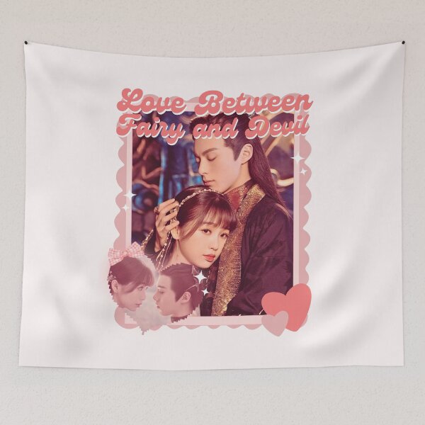 Item preview, Love Between Fairy and Devil (2022) Chinese Drama Actor Pink Collage Scrapbook Collage Cozy Y2K designed and sold by HELL0WBELLO.