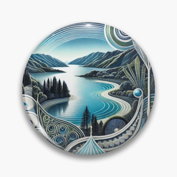 Item preview, Sacred Waters of Lake Tahāroa designed and sold by Wiredart.