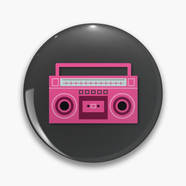 Item preview, Retro ghetto blaster pink designed and sold by MarleinWinter.