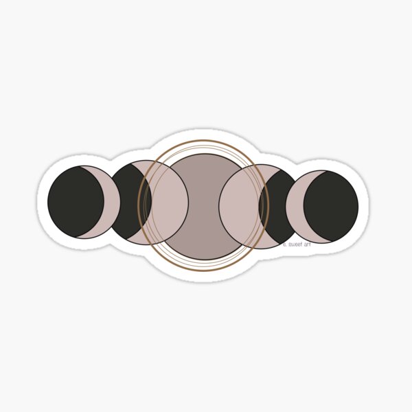 Item preview, Moon phases  designed and sold by ESweetArt.