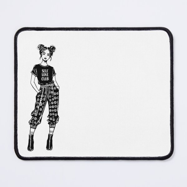 Item preview, Stylish Girl in 'Self Love Club' Outfit designed and sold by Silvered-Wings.