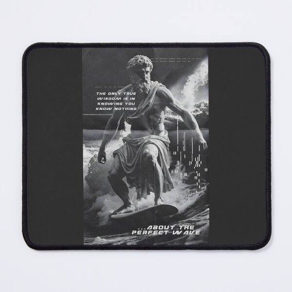 Item preview, Socrates Shreds - Surf T-shirt | Surf Art | Vintage surf clothing designed and sold by Printicato.