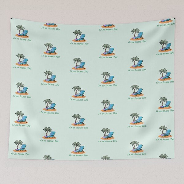 Item preview, I'm on Island Time art designed and sold by Rhubarb-Custard.