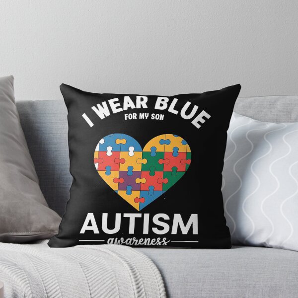 Item preview, I Wear Blue For my son Autism Awareness men women kids mom, autism awareness month designed and sold by BLZART.