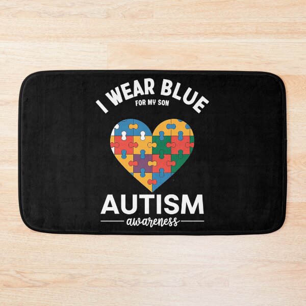 Item preview, I Wear Blue For my son Autism Awareness men women kids mom, autism awareness month designed and sold by BLZART.