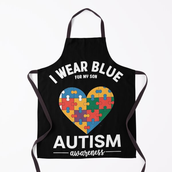 Item preview, I Wear Blue For my son Autism Awareness men women kids mom, autism awareness month designed and sold by BLZART.