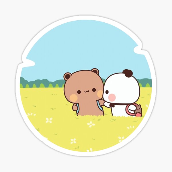 Item preview, Lovely Day at the field with Bubu and Dudu designed and sold by PandaBearShop.