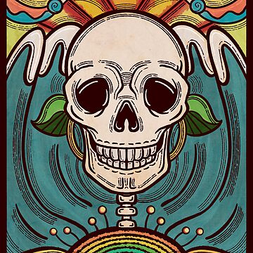 Artwork thumbnail, Skull Wave by Flickingjane