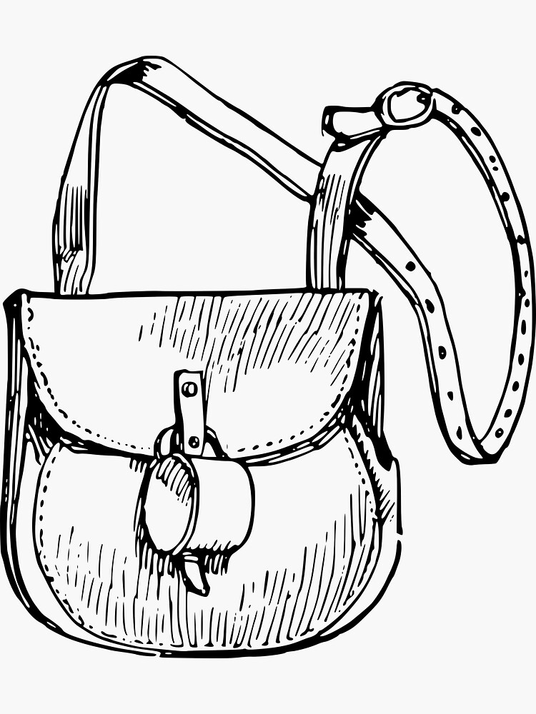 "Leather Bag" Sticker by Reethes Redbubble