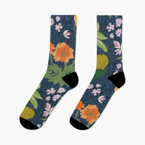 Item preview, Greenhouse gems spring flowers ditsy pattern large-scale designed and sold by RRuffieuxStudio.