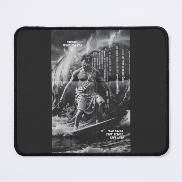 Item preview, Aristotle’s Flow - Surf T-shirt | Surf Art | Vintage surf clothing designed and sold by Printicato.