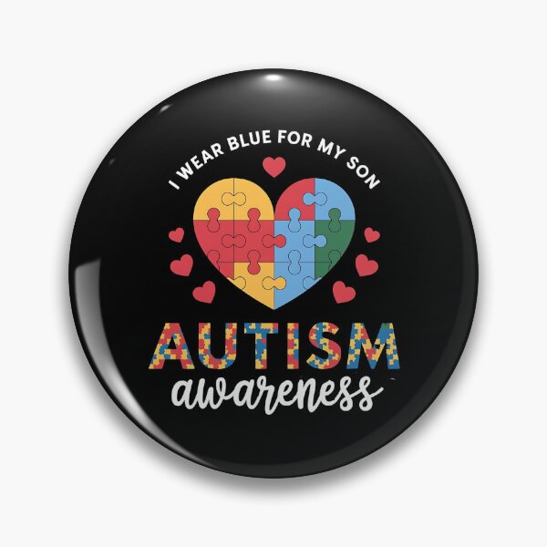 Item preview, I Wear Blue For my son Autism Awareness men women kids mom, autism awareness month designed and sold by BLZART.