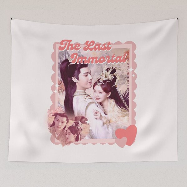 Item preview, The Last Immortal (2023) Chinese Drama Actor Pink Collage Scrapbook Collage Cozy Y2K designed and sold by HELL0WBELLO.