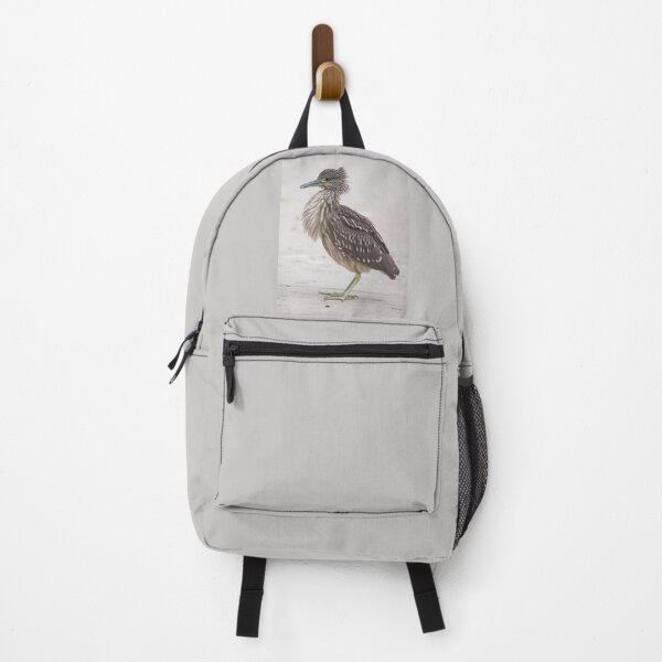 Item preview, Black-crowned Juvenile Night Heron Fluffed Up designed and sold by CarolM.