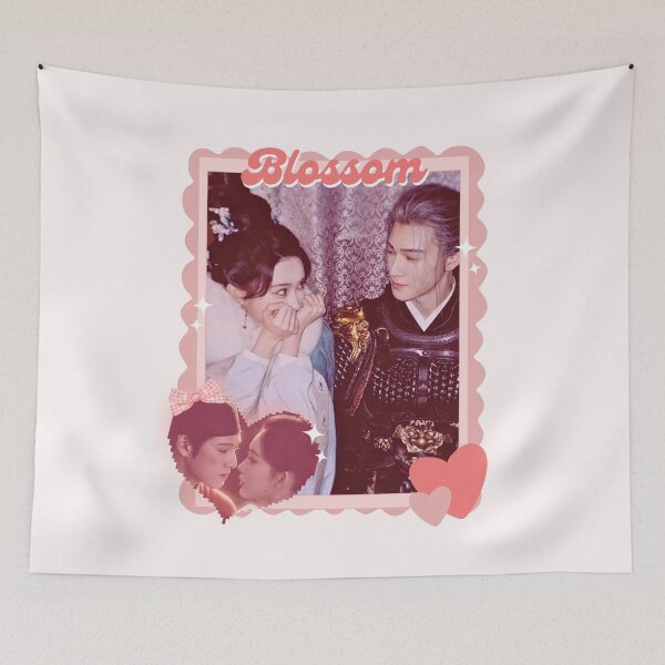 Item preview, Blossom (2024)) Chinese Drama Actor Pink Collage Scrapbook Collage Cozy Y2K designed and sold by HELL0WBELLO.