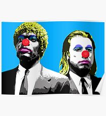 The clowns are coming to get you - Blue Poster