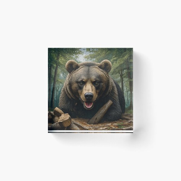 Item preview, Deep Woods Bear designed and sold by Stardust✨️Art.