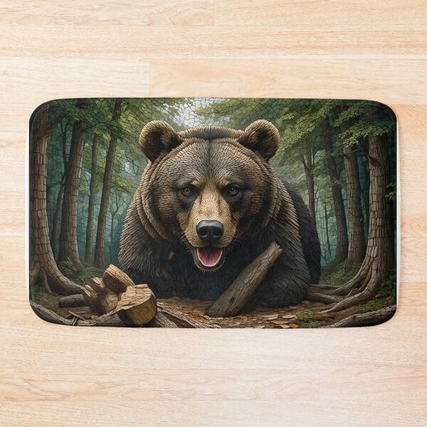 Item preview, Deep Woods Bear designed and sold by Stardust✨️Art.
