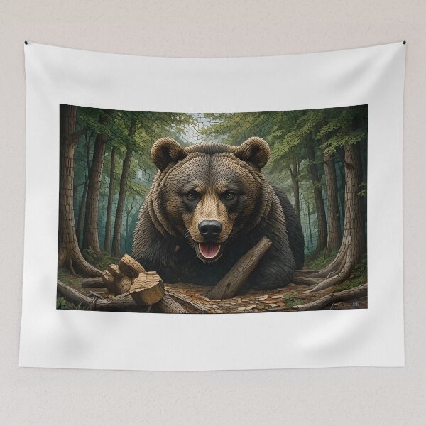 Item preview, Deep Woods Bear designed and sold by Stardust✨️Art.