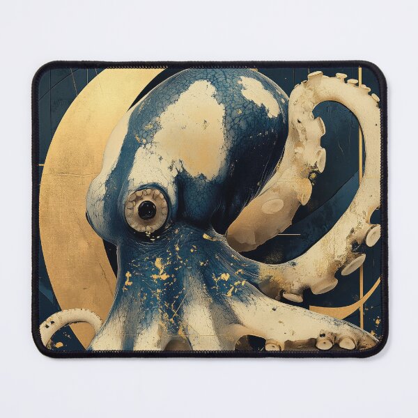 Item preview, Elegant Great Golden Octopus designed and sold by Earth Celebration Designs.