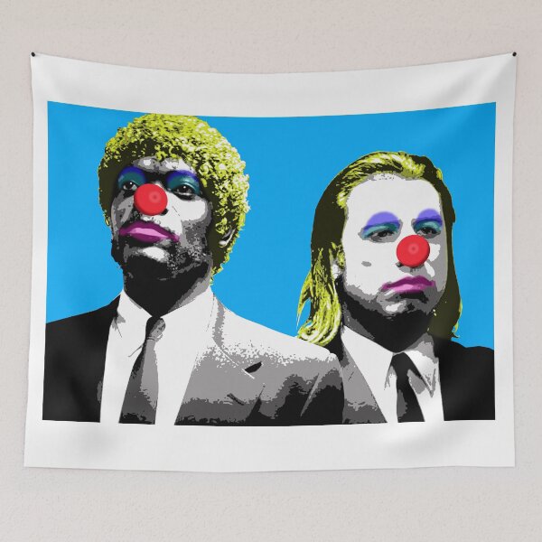 Item preview, The clowns are coming to get you - Blue designed and sold by Gary Hogben.