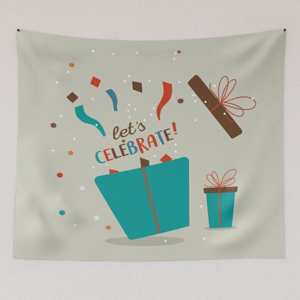 Item preview, Gift box Let's Celebrate with Decoration and Present designed and sold by AlginaPugachova.