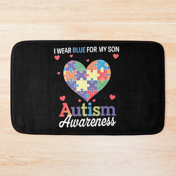 Item preview, I Wear Blue For my son Autism Awareness men women kids mom, autism awareness month designed and sold by BLZART.