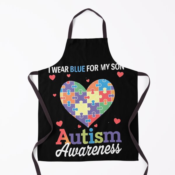 Item preview, I Wear Blue For my son Autism Awareness men women kids mom, autism awareness month designed and sold by BLZART.