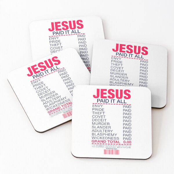Item preview, Jesus Paid It All designed and sold by plushism.