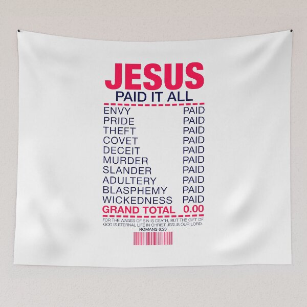 Item preview, Jesus Paid It All designed and sold by plushism.