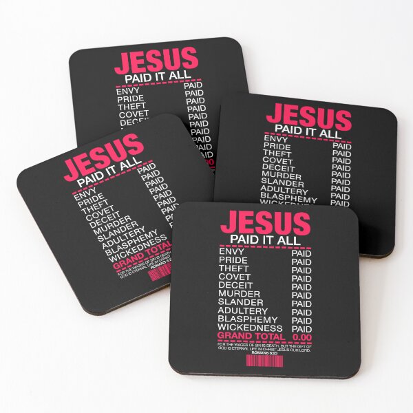 Item preview, Jesus Paid It All designed and sold by plushism.