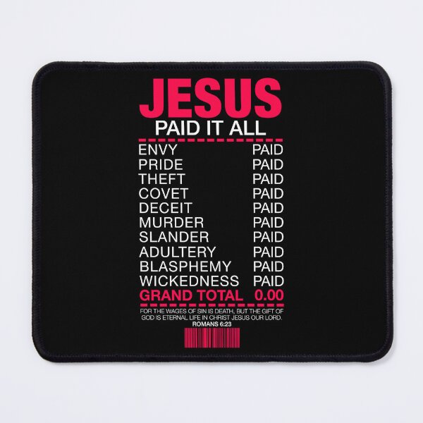 Item preview, Jesus Paid It All designed and sold by plushism.
