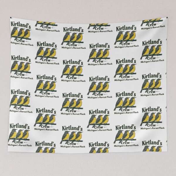 Item preview, Kirtland Crew Michigan Rarest Flock - Kirkland Warbler Birdwatching Design designed and sold by VividByAmani.