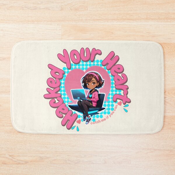 Item preview, Hacked Your Heart – Cute Cyberpunk Hacker Girl Aesthetic T-Shirt designed and sold by HoneyNutCrisis.