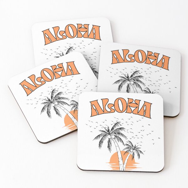 Item preview, Palm Sunset Aloha designed and sold by Paradise-Vibes.