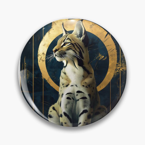 Artikelvorschau, Elegant Great Golden Lynx entworfen und verkauft von Earth Celebration Designs.