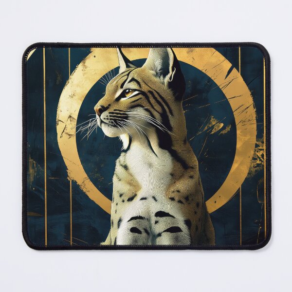 Item preview, Elegant Great Golden Lynx designed and sold by Earth Celebration Designs.
