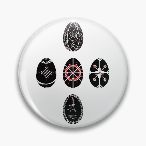 Item preview, Ukrainian Pysanka Eggs - Set of Handpainted Easter eggs  designed and sold by Wolshebnaja.