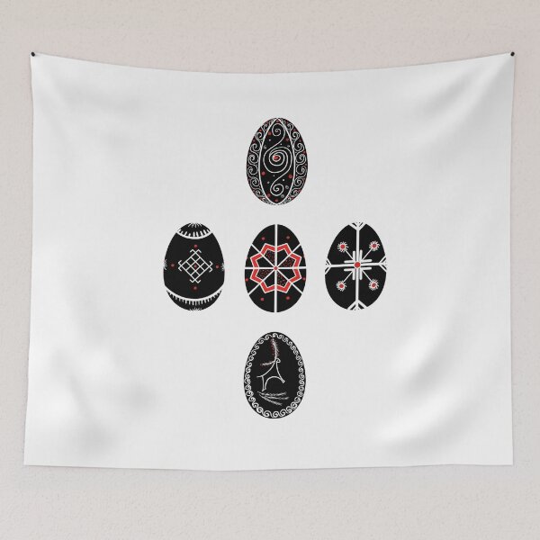 Item preview, Ukrainian Pysanka Eggs - Set of Handpainted Easter eggs  designed and sold by Wolshebnaja.