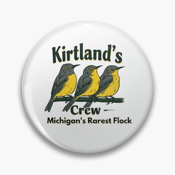 Item preview, Kirtland Crew Michigan Rarest Flock - Kirkland Warbler Birdwatching Design designed and sold by VividByAmani.