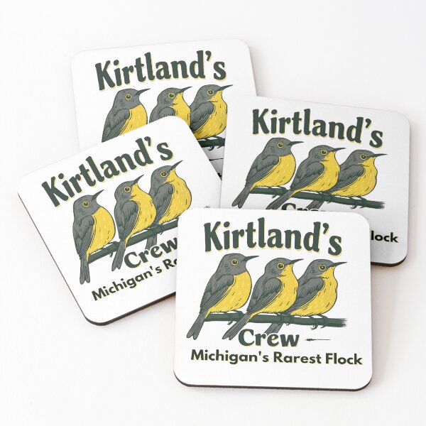 Item preview, Kirtland Crew Michigan Rarest Flock - Kirkland Warbler Birdwatching Design designed and sold by VividByAmani.