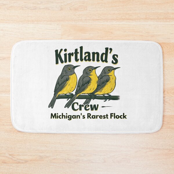 Item preview, Kirtland Crew Michigan Rarest Flock - Kirkland Warbler Birdwatching Design designed and sold by VividByAmani.