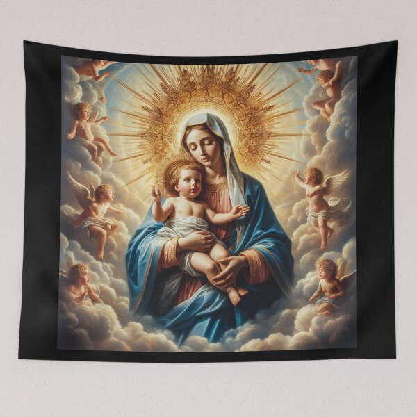 Item preview, Virgin Mary designed and sold by JALNERVION SHOP.
