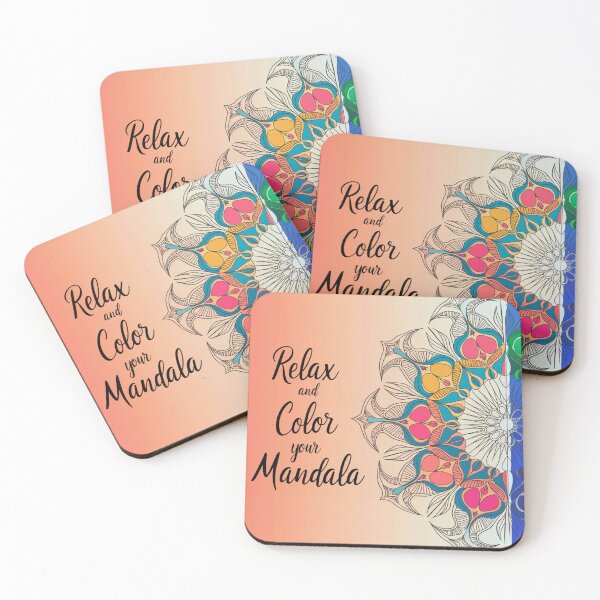 Item preview, Relax and Color your Mandala designed and sold by OnixDesign.