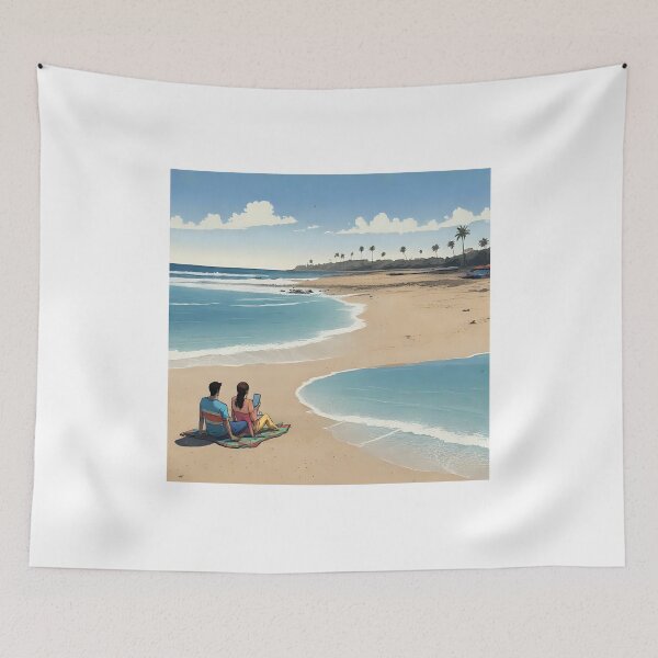 Item preview, Artistic beach side. designed and sold by Nomad-Maynard.