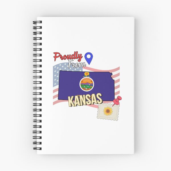 Item preview, Proudly from Kansas - USA state design designed and sold by PHRASEandSTYLE.