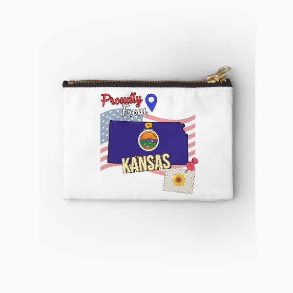 Item preview, Proudly from Kansas - USA state design designed and sold by PHRASEandSTYLE.