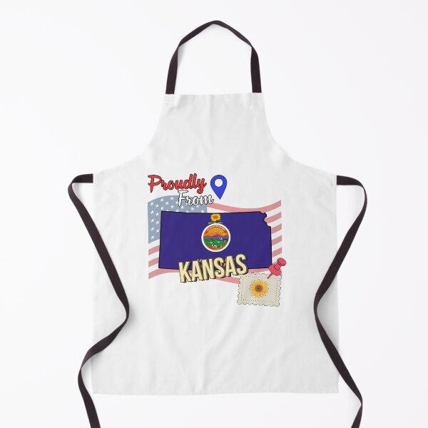 Item preview, Proudly from Kansas - USA state design designed and sold by PHRASEandSTYLE.