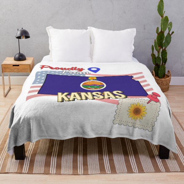 Item preview, Proudly from Kansas - USA state design designed and sold by PHRASEandSTYLE.