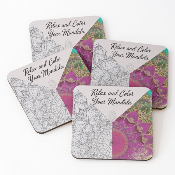 Item preview, Relax and Color your Mandala designed and sold by OnixDesign.